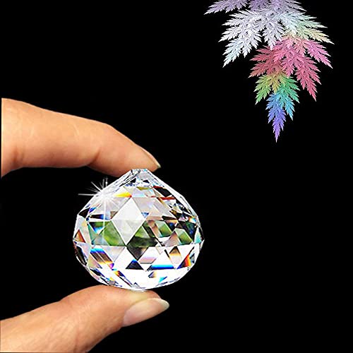 Crystal Ball Prism Suncatcher Rainbow Pendants Maker Clear Glass Ball Pendant 40Mm For Windows Hanging Feng Shui Pack Of 2 #TOP2