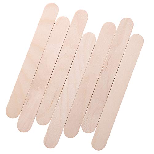 Mr. Pen- Craft Sticks, Jumbo Popsicle Sticks, 100 Pack, 5.75 Inch, Large Popsicle Sticks, Large Craft Sticks, Large Waxing Sticks, Wood Sticks For Waxing, Jumbo Popsicle Sticks For Crafts #TOP7