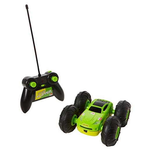 Europlay-Rc Stunt Flipper Automático, Color Verde Happy People_30074