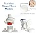 20mm 10 to 50 Pack Leak Stop Valve Replacement Pads, US Company! Support American Businesses! For Automatic Leak Detectors, Water Stop Valves, Under Sink Reverse Osmosis, Filtration Systems (10-Pack)