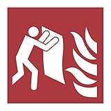 Stell 0046.37533 Couverture anti-feu Rouge signalisation RAL 3001