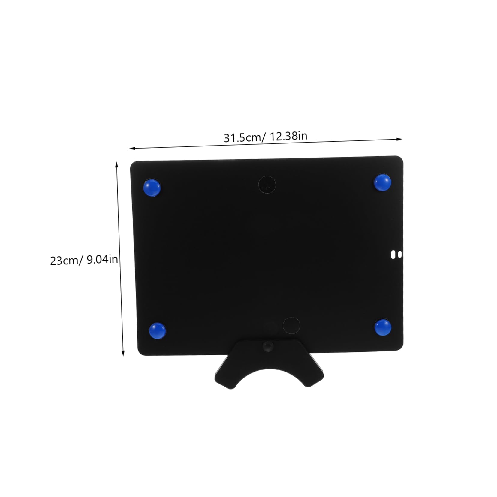 Kisangel Desktop Music Stand For Trumpet Trombone Saxophone Transport Music Sheet Display Holder For Travel Performances Practice Musicians Accessories Black