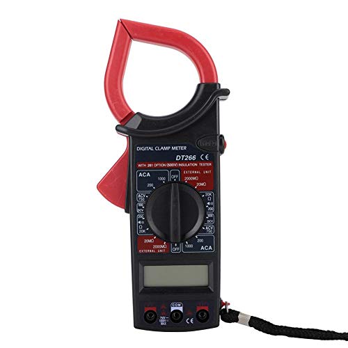 Preisvergleich Produktbild JULYKAI Hochpräzises Spannungsmultimeter-Klemmmessgerät mit hochgenauem LCD-Display DT266 Digitales Klemmmessgerät, Fabrik für Labor