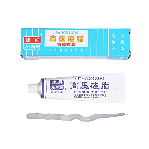 XIZHEN Lubrifiant Silicone,Graisse diélectrique et sous Vide - Graisse Silicone Haute Pression, Graisse diélectrique pour connecteurs électriques, lubrifiant Isolant étanche Cover