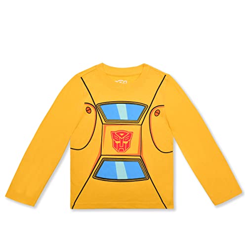 Hasbro Transformers Boys’ Long Sleeve Shirt And Jogger Pants Set For Little Kids - Red/Navy/Yellow/Grey #TOP1