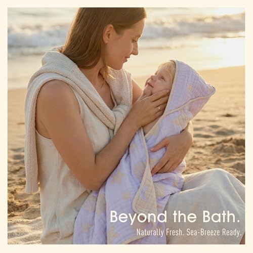 HardNok Ultra-Soft Muslin Baby Towel - 32 x 32 Inches, Ideal for Bath & Beach, Suitable for Both Boys & Girls from Newborns to Toddlers by HardNok - Image 5