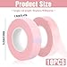 Elegaperma 10 Rolls Eye Makeup Tape,Sensitive Lash Tape for Clusters,Eyelash Extension Tapes,Breathable Non-Woven Fabric,Makeup Tapes for Eyeshadow,9 m Each Roll,Pink