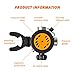 SMACO Scuba Diving Valve M18x1.5 First Level Pressure Reducing Valve 3000Psi Breathing Head for Diving Oxygen Cylinder