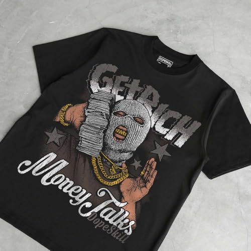 Image of DopeSkill Graphic Tee Streetwear Hip Hop Hypebeast Street Style Unisex T-Shirt Sneaker Colour Matching Shirts Cool Flexing