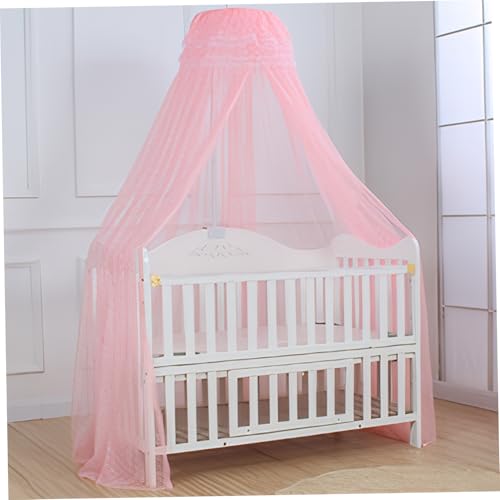 Ciel de lit pour bébé Gcroet avec maille cryptée et hauteur réglable