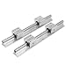 Produktbild 2 Stücke 300mm12mm Gerade Gleitschiene 4 Stücke Lager Slide Block Hohe Präzision Anti-rost Linearlager