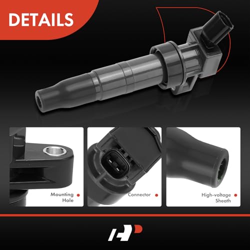 A-Premium Ignition Coil Pack Compatible with Hyundai Santa Fe 2010-2012 Tucson 2010-2015 Kia Optima 2008-2015 Sportage 2011-2016 2.4L 4.6L 5.0L 4-PC Set - Thumbnail 5