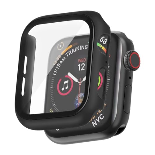 Wellness-Mart Apple Watch �S�ʕی�J�o�[ �P�[�X PC�f�� �ϏՌ� �h�o �h�� ���^ ���h�~ �����ߗ� �X�����f�U�C�� �|���J�[�{�l�C�g�f�� �A�b�v���E�H�b�` (��, �S�Omm)