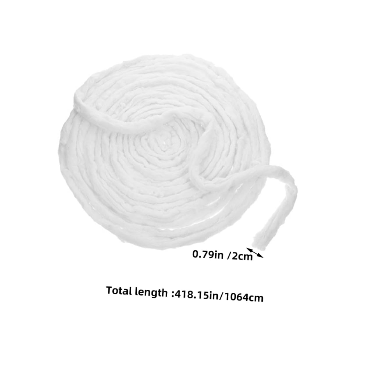 SOESFOUFU 3-pack Perm Cotton Coils Beauty Coils Strips for Hair Salon Water Absorbent Gentle Easy to Carry