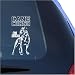 Cane Corso Clear Vinyl Decal Sticker for Window, Corz Molosser Italian Mastiff Dog Sign Art Print