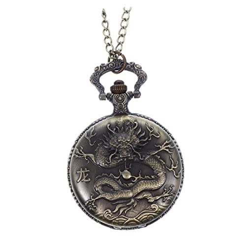 PACKOVE 1 Unidade relógio de bolso relógio de clipe relógio de homem um colar relógios roupas e aces