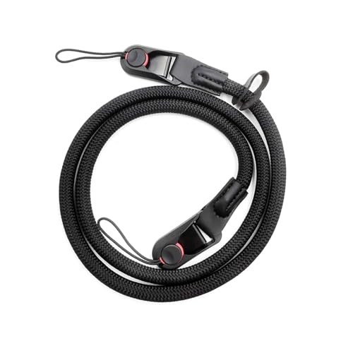AUTUUCKEE Camera Strap Quick Release, Adjustable Camera Shoulder Strap, Camera Accessories Camera Neck Shoulder Crossbody Strap for SLR DSLR Digital Mirrorless Camera, Man Woman Photographers (Black)
