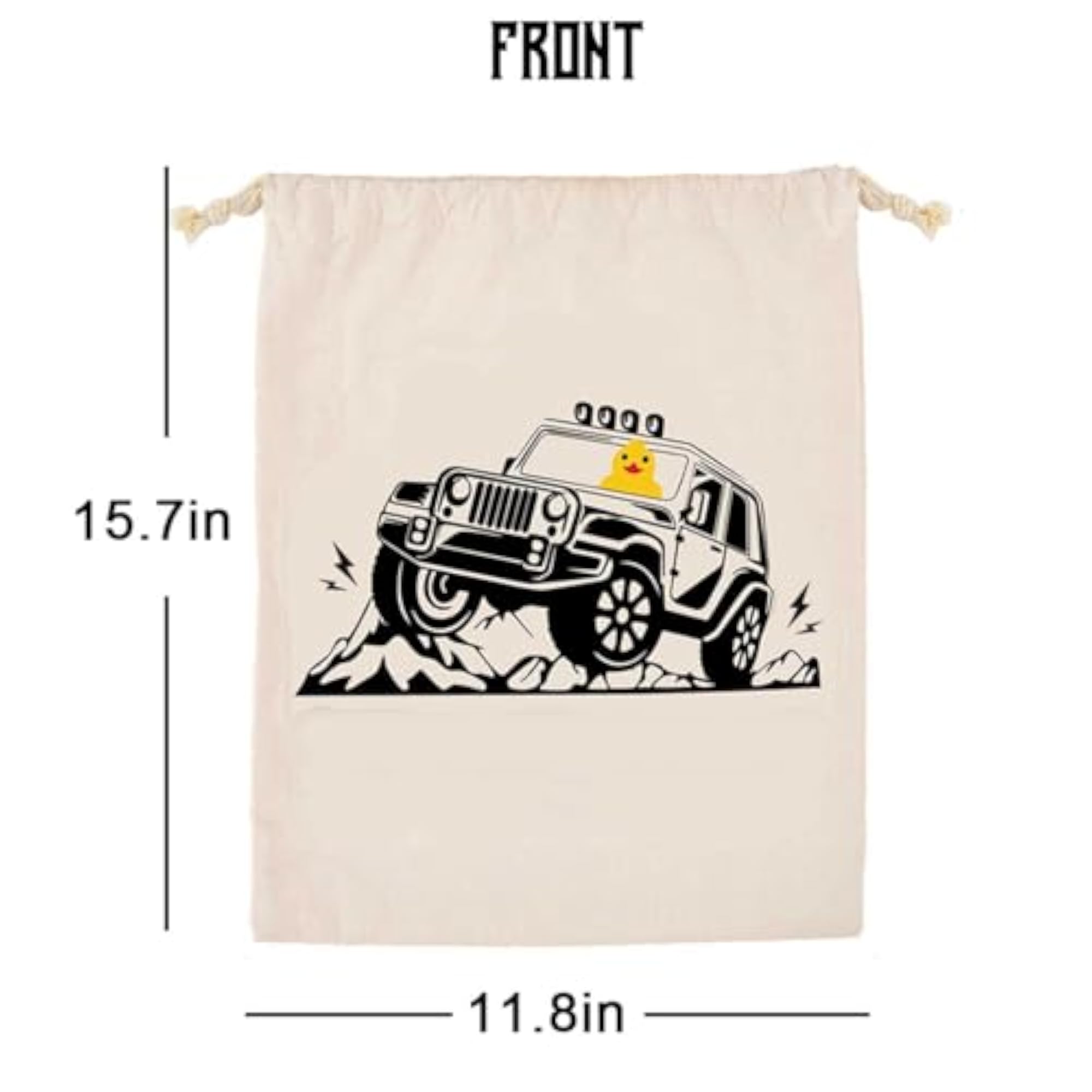 Duck Duck Rubber Drawstring Bag, Great Gift