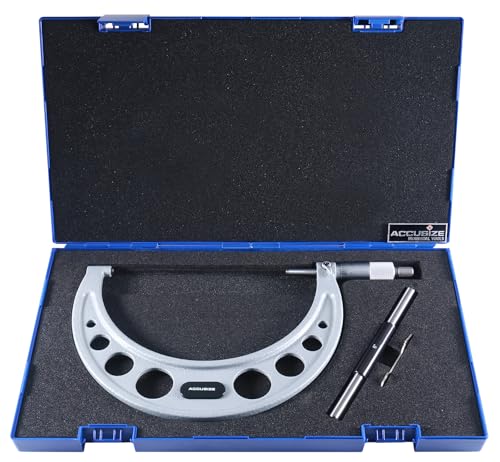 Accusize Outside Micrometer, 6-7in x 0.0001in, EG00-0007