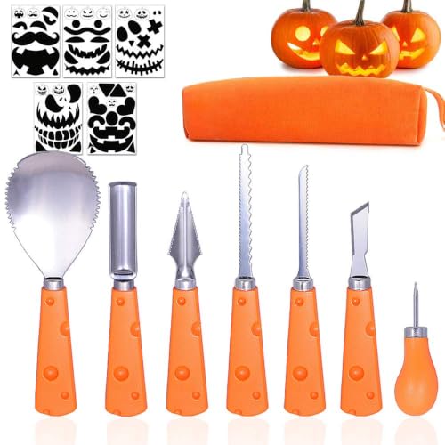Taspire Halloween Kürbis Schnitzset, Halloween Kürbis Carving Kit – Ansicht 1