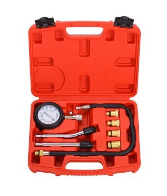 Testeur De Compression Moteur Essence LLCTOOLS - 0-20 Bars - Avec Adaptateurs