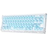 ATTACK SHARK R68HE ラピットトリガー ゲーミングキーボード カーボンコンポジット ポーリングレート8000Hz対応 RT0.005mm RGB 有線USB HUANO磁気スイッチ 0.08msディレイ ゲーミングキーボード 鍛造カーボンキーキャップ デッドゾーン調整機能 ホットスワップ可能 6層消音充填 HIFI打鍵音 FR4プレート ネットワークドライバー対応（Ice）