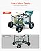 ZAVEROX Rolling Garden Work Seat with Wheels, Upgraded Heavy Duty Gardenning Cart with Seat,Garden Rolling Stools with Wheels for All Ages