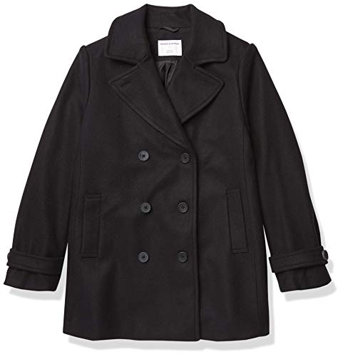 Amazon Essentials Women's Long-Sleeve Plush Peacoat, Black, Small #TOP4