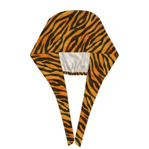 Image of Working Cap Scrub Cap with Sweatband Adjustable Unisex Women Tie Back Hat Nurse Surgical Caps
