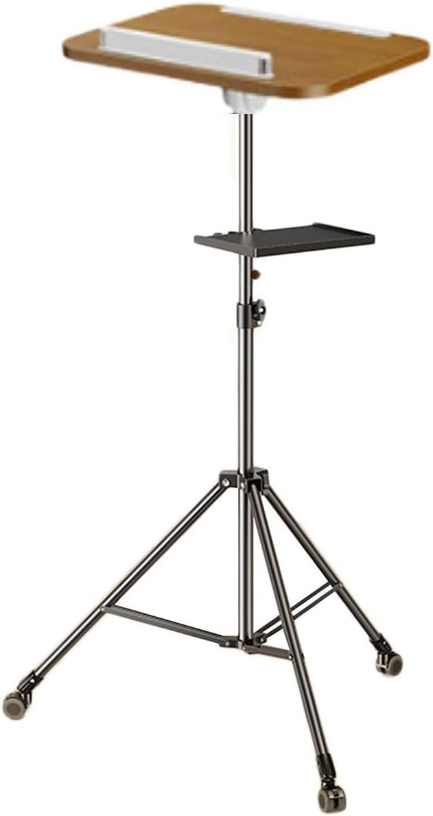 Tablet Floor Stand with Removable Tray,Adjustable Height and Angle Standing Reading,for Cookbooks Sheet Music Laptop Display(Without Tray)