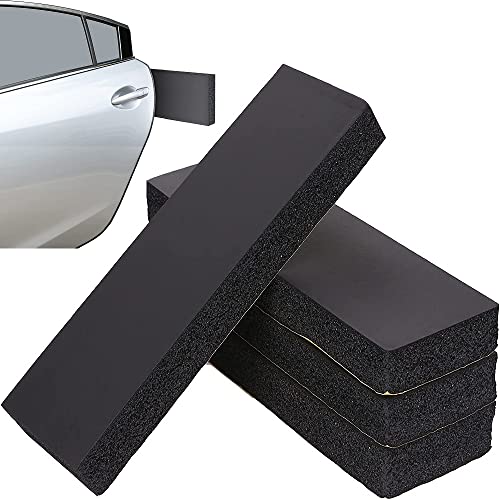 TANCUDER 6 PCS Protection Murale de Garage Voiture Auto-adhésive Plaque Mousse Protection Garage Protection Garage Portiere Panneaux de Protection Murale Garage Noir pour Parking Garage, 30*10*3cm