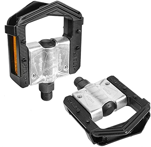 Pédale noire F265 pliable Wellgo roulement 2DU pour vélo urbain 22,8 cm