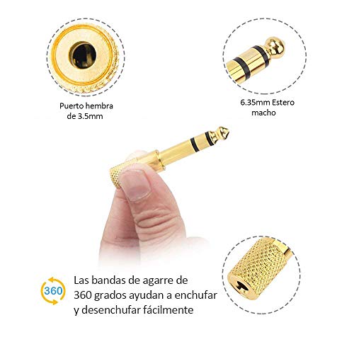 Consejos y comparativas para Comprar Adaptador 3.5 a 6.3 listamos los 10 mejores. 8 Imagen adicional