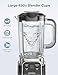 Ganiza Professional Smoothie Blender, Blenders for Smoothies with 1800 Peak Watts & 8 Auto Programs for Frozen Fruits & Ice, 64-oz Large Blender for Shakes and Smoothies, Nutritious Recipe