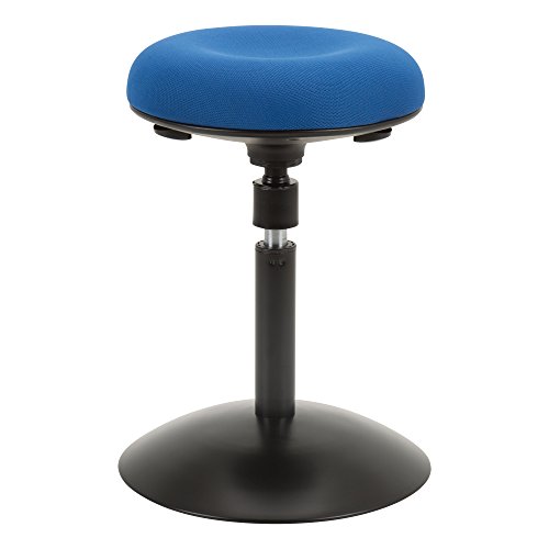 Image of Norwood Commercial Furniture Active Stool with Adjustable Height Pivot Round Seat, Blue NOR-NIL1716F-BL-SO
