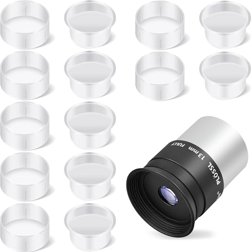 Alstar 1.25 Inch 13mm Plossl Telescope Eyepiece - Bundle with - 7 Pair Dust Caps Set
