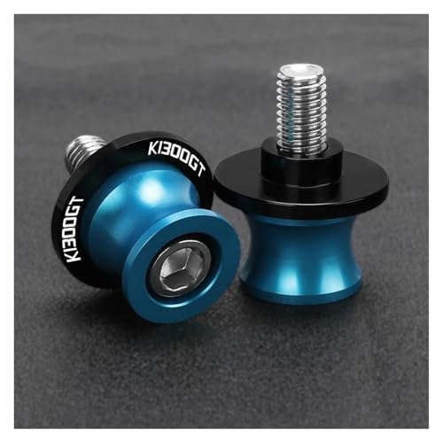 Motorrad Ständeraufnahme Bobbins Für K1300 GT K1300GT 2009–2026 8-mm-Schwingenschleifer-Schrauben Schwingenadapter für Montageständer(Light Blue)