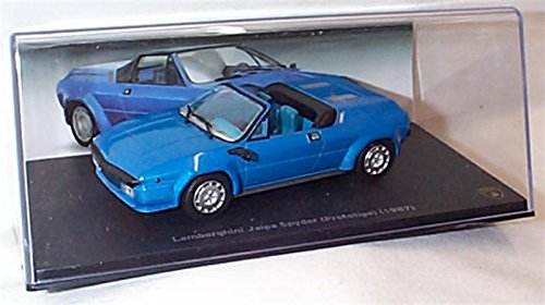 ixo blue open top (Lamborghini) jalpa spyder prototipo 1987 car 1:43 scale diecast model