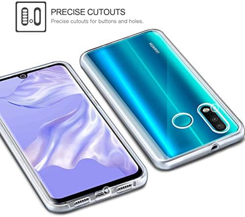DN-Alive P30 Lite Case, [Front And Back Case] [360 Case] [Slim] [Gel] [Clear] [Transparent] TPU Bumper 360° Protective Cover Front and Back Full Body TPU Silicone Gel Phone Case For Huawei P30 Lite