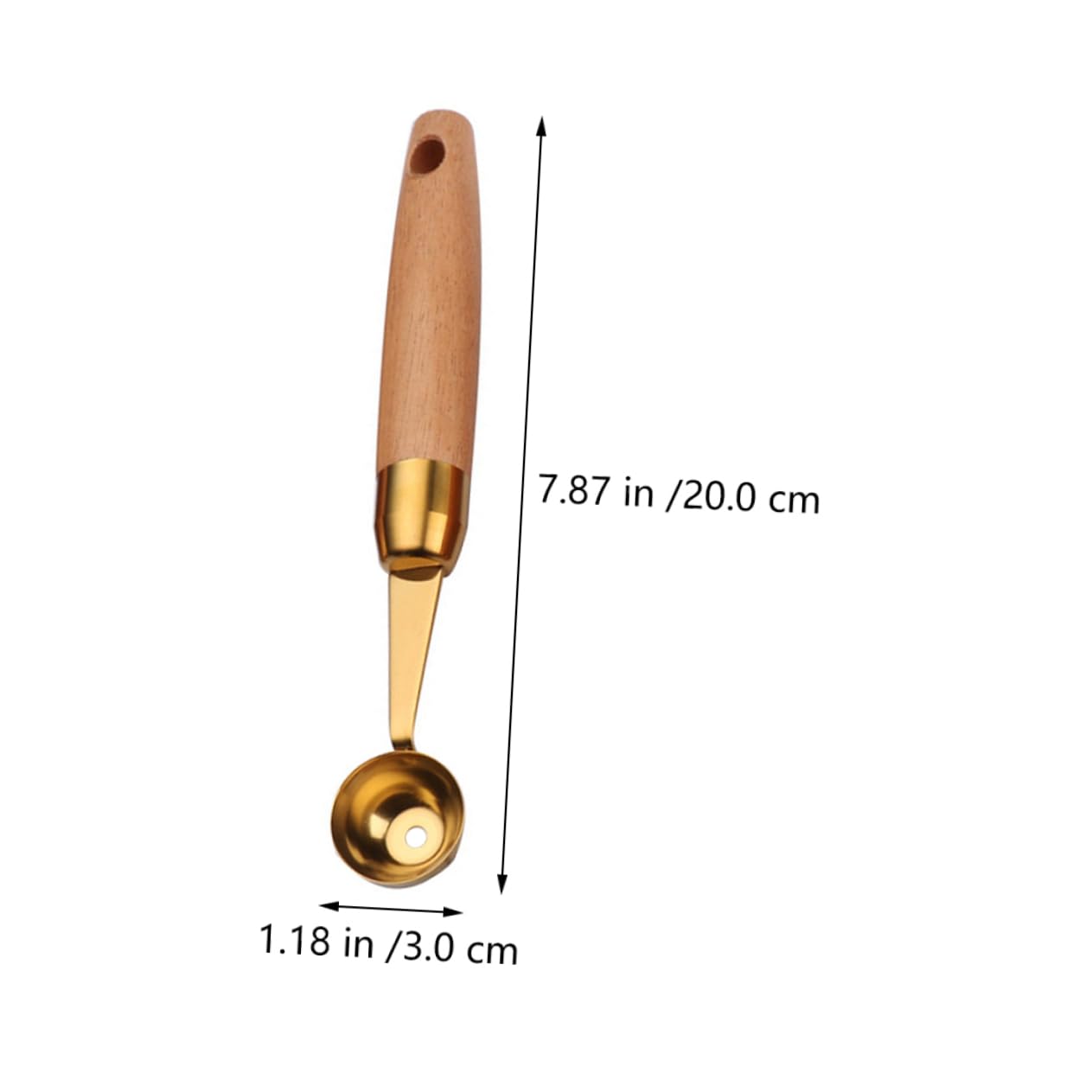 Wakauto 2Pcs Fruit Scoops Ergonomic Fruit Digging Spoons for Watermelon Cantaloupe and More Kitchen Tools for Easy Carving and Serving