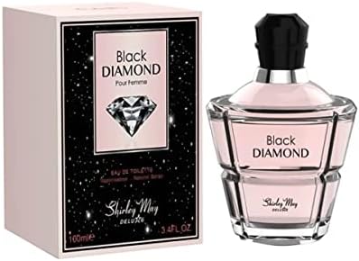 Shirley May Deluxe Black Diamond EDT Parfum Eau De Toilette Spray Perfumes For Women| Womens Body Fragrance Perfume for Daily Use, Office and College- 3.4 Ounce/100ml