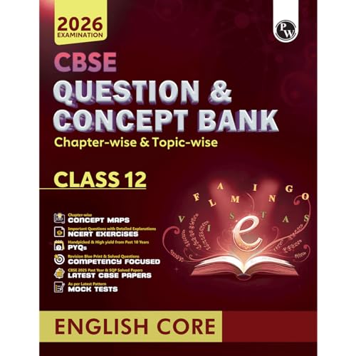 PW CBSE Question & Concept Bank (QCB) Class 12 English Core Chapt...