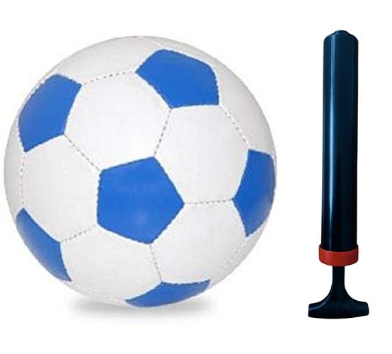 Hanzu Football Size 5 Hand Stich with Hand Air Pump Blue/White (B0CG3TJ7MP) Amazon Price History, Amazon Price Tracker