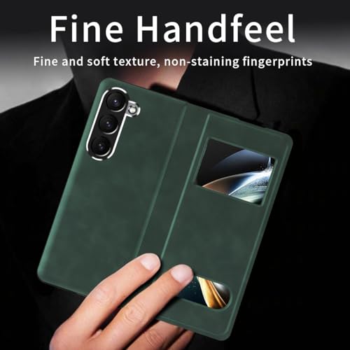 Étui en cuir fin pour Galaxy Z Fold 6 design premium et antichoc