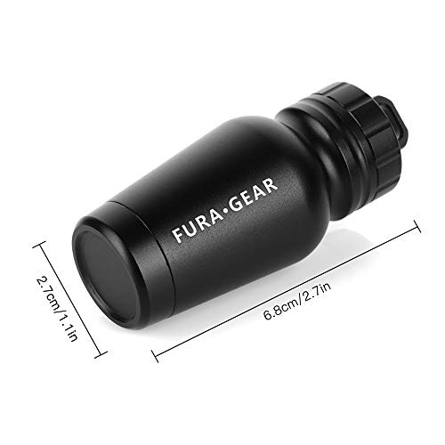 Ajcoflt Cilindro de cápsula de sobrevivência de recipiente de armazenamento selado de liga de alumín