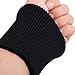 Pukido 9cm8cm Stretchy Cotton Knitted Rib Fabric Cuff Fabric for DIY Down Jacket Hoodie 1 Pair - (Color: Black)