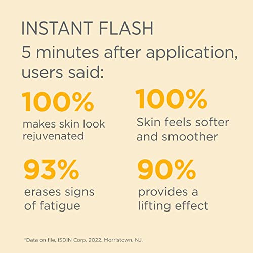 Isdin Isdinceutics Instant Flash Firming And Lifting Serum For Face With Antioxidants And Hyaluronic Acid - 5 Ampoules, 0.06Fl Oz X 5 #TOP6