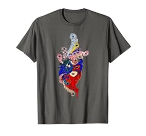 Pfauenmaske T-Shirt