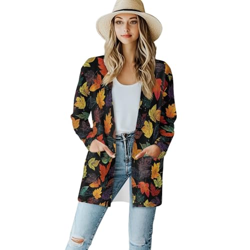 Women's Open Front Lightweight Cardigan Sweater Casual Long Coatigan Sweater Lady Jacket Coat Fall Outerwear S-2XL2