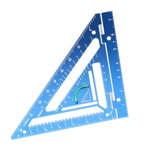 Triangular Ruler, Rafter Square Tool Professional Innovative Triangular Ruler Protractor Accurate Carpenter Layout Measuring Tool - Image 8